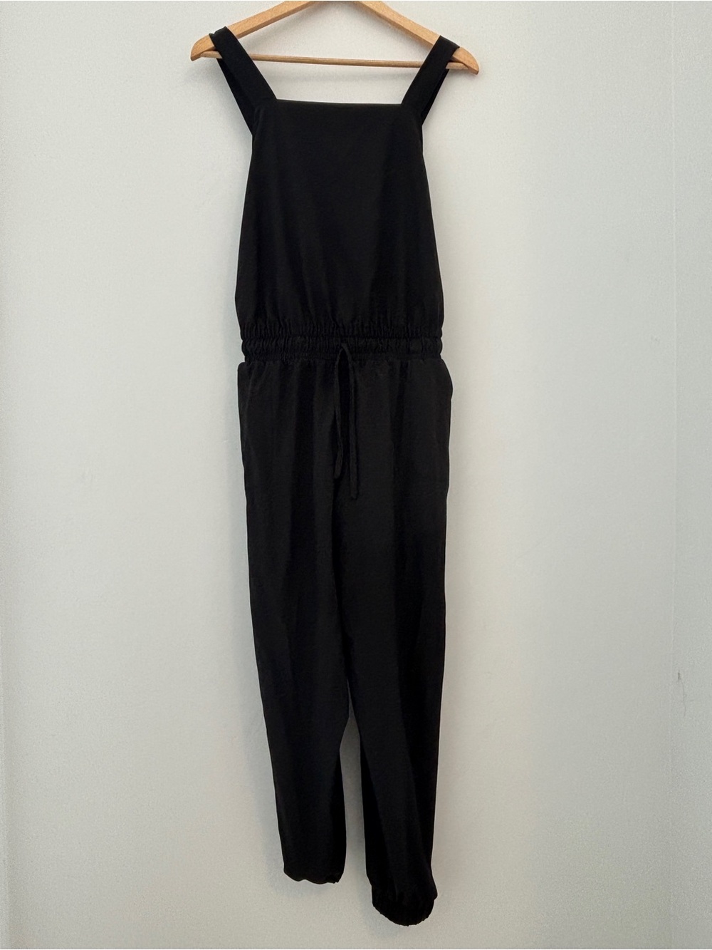 Albion Fit Black Classic Overall Jumpsuit, XL